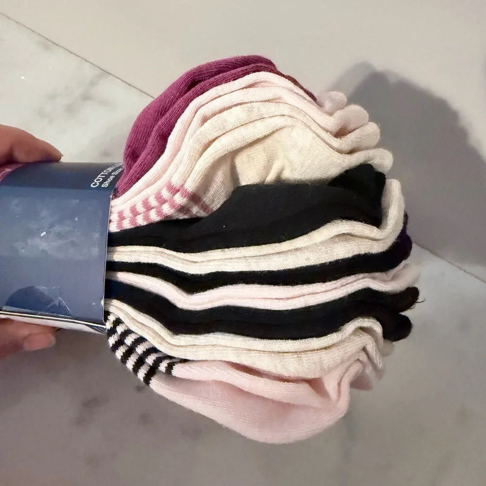 GAP woman Casual Socks in different colors 10 pairs cotton blend low cut